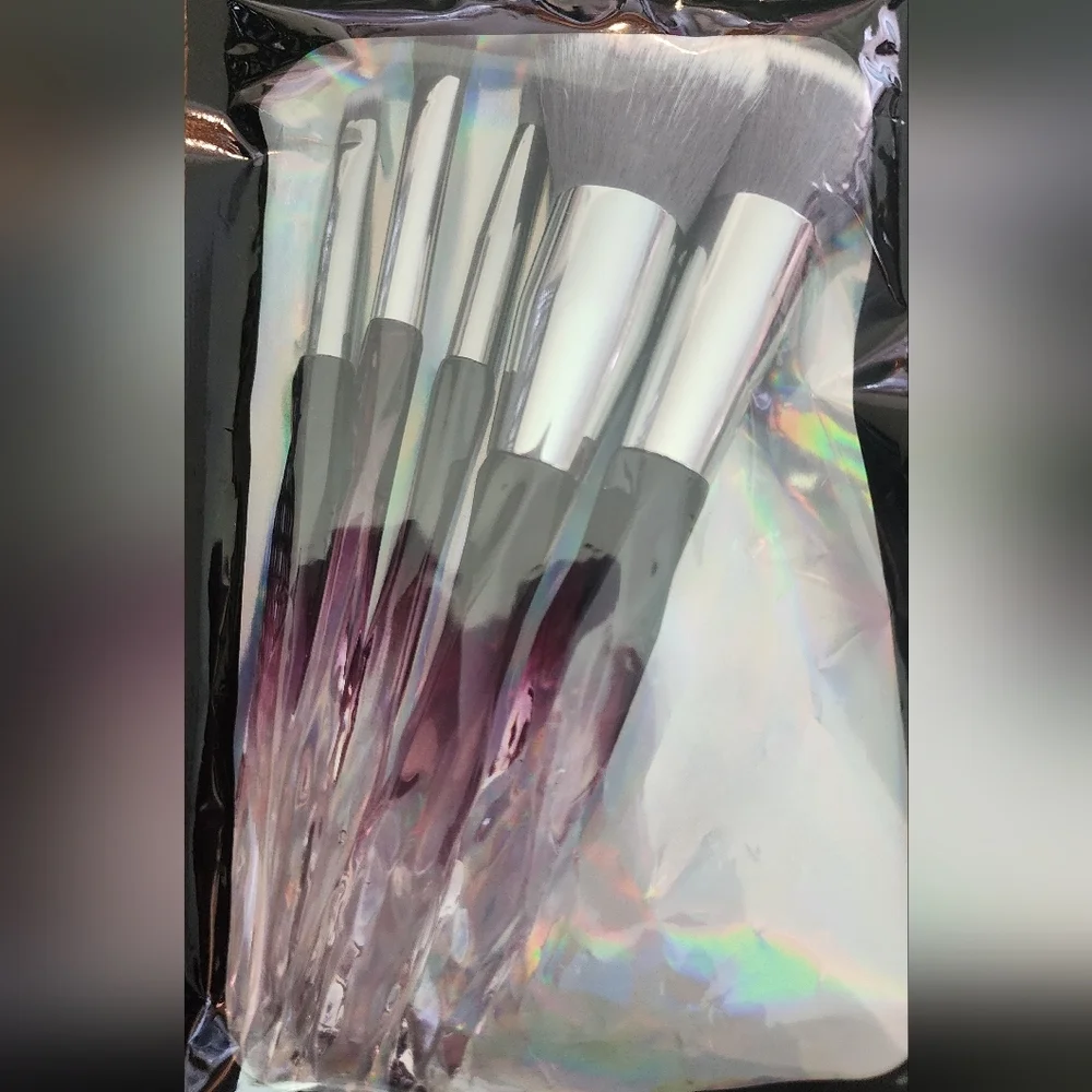 New purple ombre makeup brush set